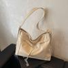 Bolsa Retrô de Grande Capacidade Transfronteiriça para Mulheres Novo Estilo Outono e Inverno 2026 Bolsa de Ombro Tote Versátil e Fashionável Bolsa Transversal