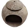 Cáscara de coco de gran diámetro de 14 a 16,5 cm Nido de pájaro nido de cría cálido para pájaros (sin franqueo)