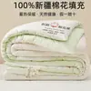 Algodón de Xinjiang, engrosado para abrigar, edredón de invierno, edredón de primavera y otoño, adecuado para uso doméstico, camas individuales o dobles, dormitorios estudiantiles y todas las estaciones