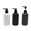 Garrafa Pet Plástica Robusta com Bomba de Loção Shampoo Personalizado Salão de Beleza Travel Frasco Recarregável Tipo Push