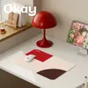 Posavasos Geométrico de Cuero Dopamina Impermeable y a Prueba de Aceite Limpiable y Lavable Almohadilla para Ratón de PVC Posavasos Base para Tazón Esterilla de Aislamiento Térmico