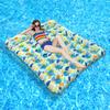 Productos Nuevos Transfronterizos Entretenimiento Acuático Deportes de Aventura Cueva Hojas Cama Flotante Inflable con Almohada Ecológica Fila Flotante de Agua Engrosada