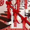Decoración de Pasamanos de Escalera para Boda, Set de Decoración de Habitación de Boda, Escalones de Casa Nueva, Arte Latte de Boda para Hombres, Colección de Suministros para Bodas