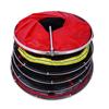Red de Protección para Peces de Doble Aro de Acero Inoxidable con Recubrimiento de Pegamento para Prevenir Enredos, Red de Pesca de Posicionamiento Universal para Piscicultores, Equipo de Pesca Doble Aro Anti-Enredo para Pozos Negros