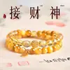 Pulsera de Amatista Natural Círculo Simple y Doble Apiladas Pulsera de Cristal Rosa Piedra Ojo de Tigre Para Hombres y Mujeres Cristal de Fresa Pulsera Roja del Sur