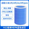 Compatível com Cartucho de Filtro Purificador de Ar Xiaomi 1/2/3/2S/3ª Geração/PRO Tela de Filtro de Carvão Ativado para Remoção de Formaldeído Reconhecimento Automático