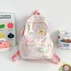 Mochila Bonita Sensível ao Rosto Feminina Estudantes do Ensino Médio Estudantes Universitários Grande Capacidade Mochila de Deslocamento Simples Computador Bolsa Campus