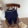 Mameluco para bebé clase a luna llena niño y niña mameluco de triángulo estilo otoño ropa para recién nacidos enterizo