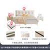 Cama Doble Tongyuite Moderna Simple de Tela Estilo Crema Popular 1.8m Lujo Accesible Escandinavo Desmontable Cama Suave