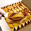 Lingotes de Oro Productos Semi-Terminados, Origami Hecho a Mano, Cortado en Esquina y Plegado, Ofrendas Sacrificiales del Festival Qingming, Venta al por Mayor por Caja