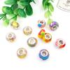 Venda Quente Transfronteiriça Contas Coloridas Arco-Íris com Furo Grande Contas Perfuradas de Resina 8X14Mm Contas para Pulseira DIY Disponíveis em uma Variedade de Opções