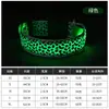 Collar Luminoso para Mascotas Estilo Estampado de Leopardo Collar Luminoso para Perro Collar Luminoso LED Collar de Advertencia Nocturna Collar para Mascotas