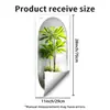 Pegatinas de Pared 3D Tridimensionales, Pegatinas de Pared de Plantas en Maceta, Pegatinas de Pared Decoración de Pared de Fondo para Sala de Estar, Pegatinas de Pared Autoadhesivas al por Mayor