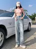 Jeans de Pierna Recta 2025 Nuevos Pantalones Anchos para Mujer Petite Celebridad de Internet Populares Conjunto Combinado de Tops para Mujer Otoño