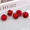 Bolas de Pelo Coloridas com Glitter, Bolas de Pelúcia, Acessórios de DIY para Crianças, Acessórios de Roupa, Bolas de Pelo de Seda Dourada para Decoração de Natal