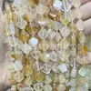 Cuarzo Rosa Ojo de Tigre Lapislázuli Amatista Trébol de Cuatro Hojas Cuentas Sueltas de 11 mm DIY Pasador Accesorios para el Cabello Pulsera Accesorios para Collares Venta al por Mayor