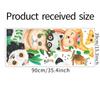 Nuevo LD94012 Dibujo Animado Panda Mono Jirafa Pila de Animales Habitación Infantil Entrada Hogar Adhesivo de Pared Decorativo