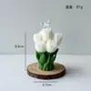 Vela Perfumada con Forma de Ramo de Tulipanes Ins Para Amantes de la Atmósfera Regalo Navideño Velas Perfumadas Florales Adornos