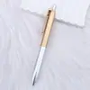 Bolígrafo de clic de estilo simple para negocios Puede imprimir LOGOTIPO Bolígrafo de clic de regalo publicitario Puede instalar recambio de bolígrafo de gel Bolígrafo promocional