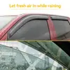 Adequado para Chevrolet Tahoe e GMC Yukon 00-06 Defletores de Chuva para Janela de Carro, Viseiras de Chuva para Modificação de Carro