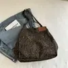Bolsa Tote Estampa de Leopardo Bolsa de Grande Capacidade para Mulheres 2026 Primavera Novo Estilo Portátil para o Dia a Dia Bolsa de Mãe Bolsa de Ombro Retrô