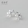 Pendientes de plata S925 con personalidad de la moda de Corea del Sur, bonitos pendientes de tortuga para hombre y mujer, pendientes para parejas E0160