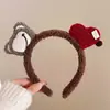 Faixa de Cabelo Antiderrapante Fofa e Divertida para Lavar o Rosto, Faixa de Cabelo de Luxo de Alta Qualidade para Mulheres, Acessório de Cabelo