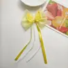 Estilo Ins Asas de Lantejoulas em Malha Dupla Fita de Pérolas Laço Acessórios Headwear DIY Grampo de Cabelo Acessórios para Vestuário