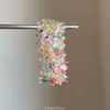 Pulsera de Piedras de Color Dopamina para Mujer Diseño Único de Nicho Joyería para Manos Estilo Bohemio Vacacional