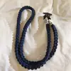Lanyard Tejido de Lujo Ligero de Moda Correa Cruzada Larga para Exteriores Duradera Anti-Caídas Anti-Pérdida Correa de Muñeca Gruesa Simple