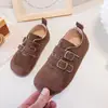 Zapatos de bebé estilo Birkenstock, zapatos de princesa de suela blanda, zapatos de piel para mujer, zapatos de piel para mujer 2026, zapatos para niños con cierre de velcro, zapatos para caminar de primavera/otoño