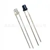 Tubo Emisor Infrarrojo de Cabeza Plana de 3 mm 850/940 Nm Bombilla de Enchufe Adaptada al Tubo Emisor Infrarrojo F3 de Monitoreo de Seguridad