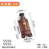 Cerradura de puerta de madera con perno de resorte de acero inoxidable engrosado, cerradura automática para puertas de baño y ventanas, cerradura de perno china, cerradura de puerta antirrobo