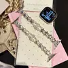 Compatible con Apple Watch S11 S10 9876, pulsera Xiaomi, pulsera Huawei Fit, estrella de diamante de color Saturno
