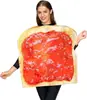 Comida Divertida Mermelada Cacahuete Tostada Pan Cosplay Fiesta Pareja Divertida Adulto Abstracto Extravagantes Disfraces
