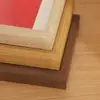 Novo Estilo Chinês Moldura de Madeira para Foto Display de Mesa Moldura para Montagem de Caligrafia Múltiplas Especificações Moldura de Mesa com Fundo Vermelho Festivo e Salpicos Dourados