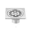 Borshun Drenaje de piso de acero inoxidable de 3 cm Baño Baño Balcón Drenaje de piso simple y doble Drenaje de piso desodorante de acero inoxidable