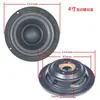 8 pulgadas 10 pulgadas 12 pulgadas 15 pulgadas altavoz falso woofer radiador pasivo auxiliar ganancia inversión de fase marco de cesta de hierro borde de goma