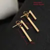 Nuevos Pendientes Geométricos Largos en Tira para Mujer, Estilo Vintage Simple de Doble Uso, Accesorios para Orejas de Estilo Nicho Irregular Dulce-Cool
