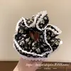 Renda Impressa para Indústria Pesada Anel de Salsicha Estilo Preguiçoso de Alta Qualidade Parte de Trás da Cabeça Rabo de Cavalo Corda Elástica Durável Bola para Penteado