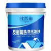Tinta Isolante para Telhado Refletiva, Isolamento de Aerogel e Revestimento Impermeável, Revestimento de Tinta Protetor Solar e Isolante Térmico para Superfície do Telhado