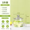 Dispensador de Jugos para Buffet, Máquina Comercial de Bebidas para Desayuno de Hotel, Dispensador de Leche Caliente, Cubeta Calentadora de Leche de Soya, Tetera de Vidrio para Infusiones