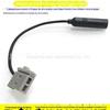 Adequado para Subaru Forest man / Lishi / aohu original carro CD player linha de cauda rádio FM linha de conversão de antena especial