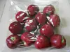 Accesorios de modelo de frutas y verduras de simulación Manzana Falsa Naranja Pera Pimiento Patata Hoja de Verdura Fotografía Suministros de Educación Preescolar