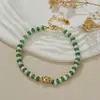 Jardim Secreto Pulseira de Pérolas Naturais de Água Doce com Contas Cor Retro Simples de Usar Pulseira de Ábaco Fabricante Atacado