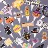 Decoração de Cupcake de Halloween 2025 Abóbora Fantasma Morcego Cartão Feliz Halloween Plug-in para Copo