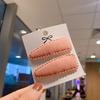 Accesorios para el Cabello Estilo Ins Transfronterizo Europeo y Americano Pinza para Cabello de Bebé para Cabello Corto Cachemira Forma de Gota Bebé Pinza para el Cabello de Bebé Pinza para el Cabello Infantil Versátil para Otoño e Invierno