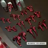 Decorações de Laços de Cetim para Nail Art, Itens Populares Online, Produtos Acabados Elásticos Macios, Fitas Longas Esculpidas à Mão, Decorações de Unhas com Glitter Fino Perolado