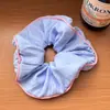 Goma para el pelo de estilo coreano, color sólido versátil con bloques de color, de algodón y lino, accesorio para el pelo de chica dulce, goma para moño para mujer