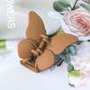 Presilha de Borboleta com Brilho Fosco Estilo Fairy Girly, Presilha Elegante de Cabelo Trançado, Presilha Fofa e Doce Estilo Ins